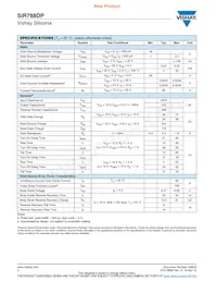 SIR788DP-T1-GE3 Datasheet Page 2