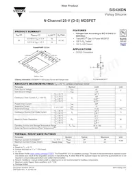 SIS436DN-T1-GE3 Datasheet Cover