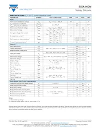 SISA14DN-T1-GE3 Datasheet Page 2