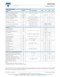 SISS10DN-T1-GE3 Datasheet Page 2