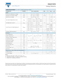 SQ2315ES-T1_GE3 Datasheet Page 2