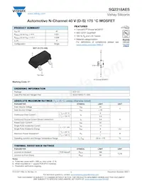 SQ2318AES-T1_GE3 Datasheet Cover