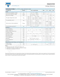 SQ2351ES-T1_GE3 Datasheet Page 2