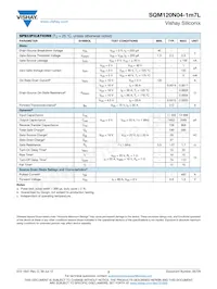 SQM120N04-1M7L_GE3 Datasheet Page 2