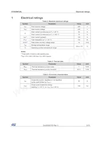 STB30NF20L Datasheet Page 3