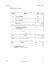 STB9NK80Z Datasheet Page 3