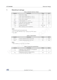 STD16N60M2 Datasheet Page 3