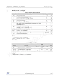 STD7N80K5 Datasheet Page 3