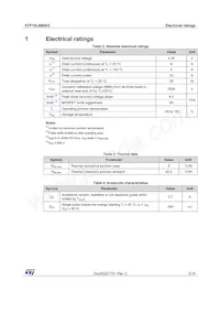 STF10LN80K5 Datasheet Page 3