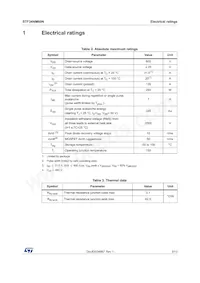 STF34NM60N Datasheet Page 3