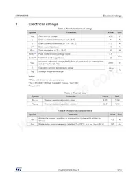 STF5N80K5 Datasheet Page 3