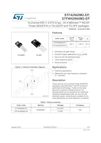 STFW42N60M2-EP Datasheet Cover