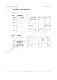 STL65N3LLH5 Datasheet Page 4