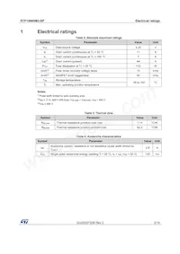 STP15N60M2-EP Datasheet Page 3