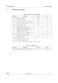 STQ1HN60K3-AP Datasheet Page 3