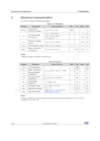 STW48N60M2 Datasheet Page 4