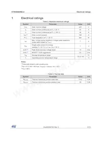 STW48N60M2-4 Datasheet Page 3