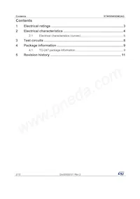 STW50N65DM2AG Datasheet Page 2