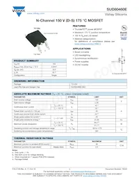 SUD80460E-GE3 Datasheet Cover