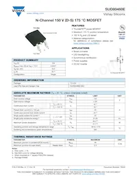 SUD80460E-GE3 Datenblatt Cover