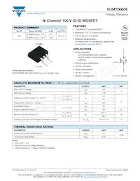 SUM70060E-GE3 Datenblatt Cover