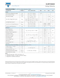 SUM70060E-GE3 Datasheet Page 2