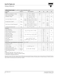 SUP57N20-33-E3 Datasheet Page 2