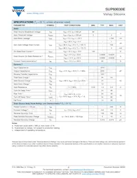 SUP60030E-GE3 Datasheet Page 2