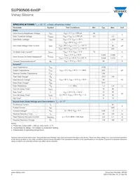 SUP90N06-6M0P-E3 Datasheet Page 2