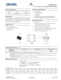 ZXM62P02E6TA Datasheet Cover