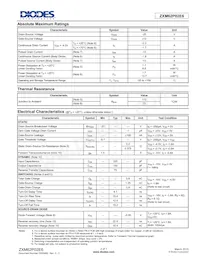 ZXM62P02E6TA Datenblatt Seite 2