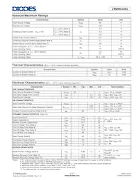 ZXMN6A08GTA Datasheet Page 2