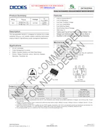 2N7002DWA-7 Datasheet Cover