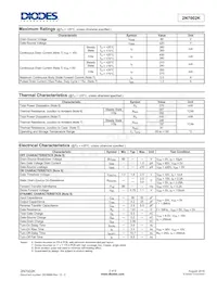 2N7002K-7 Datasheet Page 2