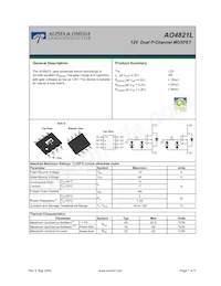 AO4821L Datasheet Cover