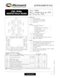 APTM120H57FT3G Datasheet Cover