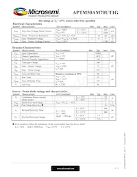 APTM50AM70FT1G Datasheet Page 2