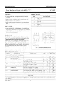 BF1203 Datasheet Page 2
