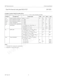 BF1203 Datasheet Page 5
