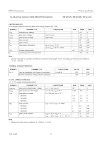BF245A Datasheet Page 3