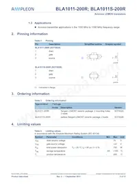 BLA1011S-200R Datasheet Page 2