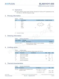 BLA6H1011-600 Datasheet Page 2