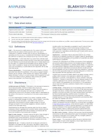 BLA6H1011-600 Datasheet Page 11