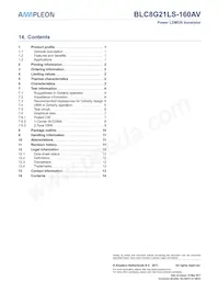 BLC8G21LS-160AVZ Datasheet Pagina 14