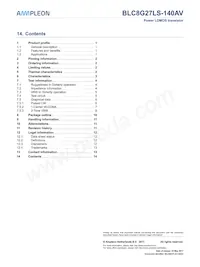 BLC8G27LS-140AVY Datasheet Page 14