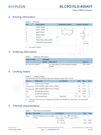 BLC9G15LS-400AVTY Datasheet Page 2