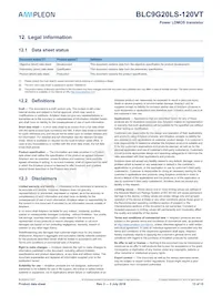 BLC9G20LS-120VTZ Datasheet Pagina 13