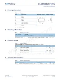 BLC9G20LS-120VZ Datasheet Page 2