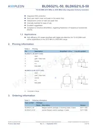 BLD6G21LS-50 Datasheet Page 2
