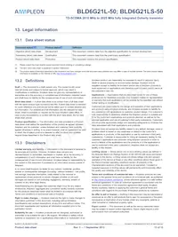 BLD6G21LS-50 Datasheet Page 13